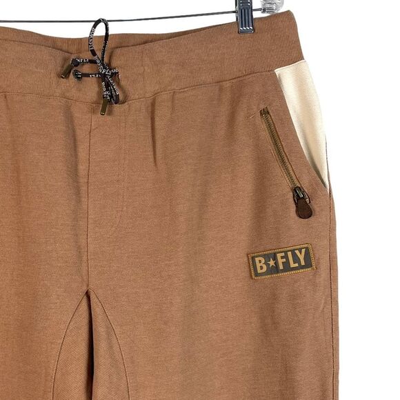 Born Fly Men's Booker Jogger Pants Sweatpants Pull On Drawstring Carmel Sz XL - Picture 5 of 11